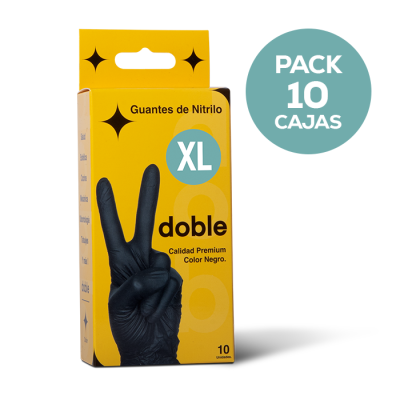 Pack mayorista Guantes Doble – 10 cajas (1.000 pares / 2.000 guantes)