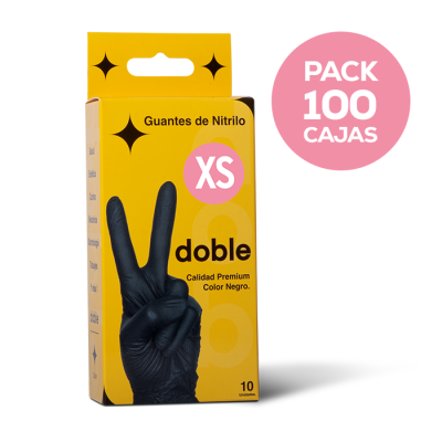 Pack mayorista Guantes Doble – 100 cajas (10.000 pares / 20.000 guantes)