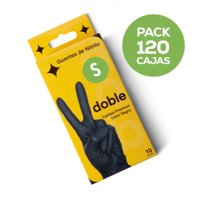 Mini pack mayorista Guantes Doble – 120 cajas (600 pares / 1.200 guantes)